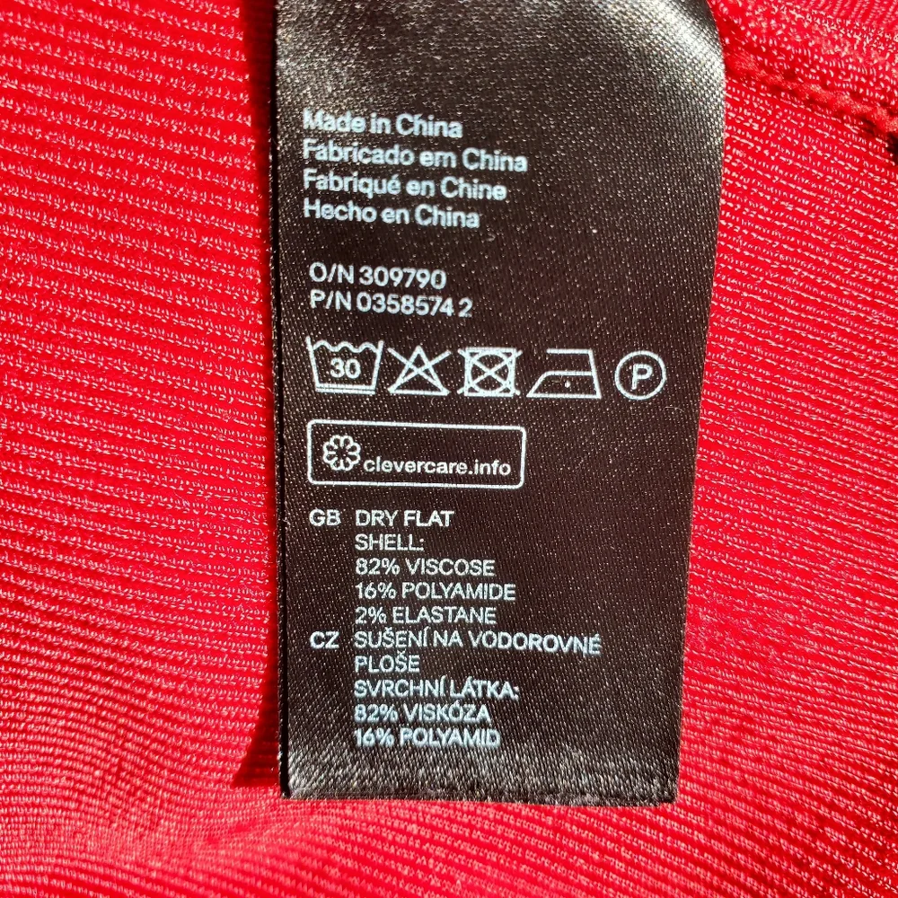 H&M Women's Bandage Dress, Red (Size L) - Picture 5 of 6